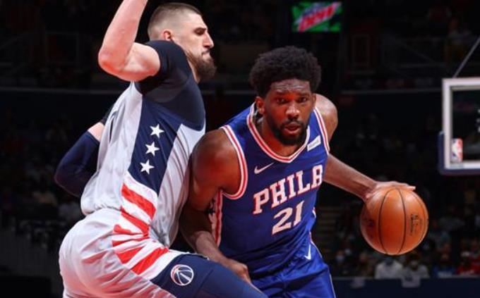  恩比德统治内线76人客场力克尼克斯